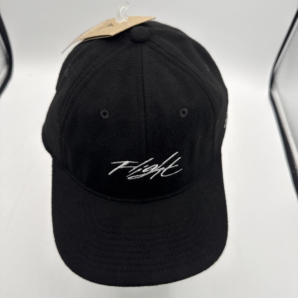 NEW Nike Jordan Flight Unstructured Hat Black HF6241‎ 010 Wool Medium Large - Picture 9 of 11